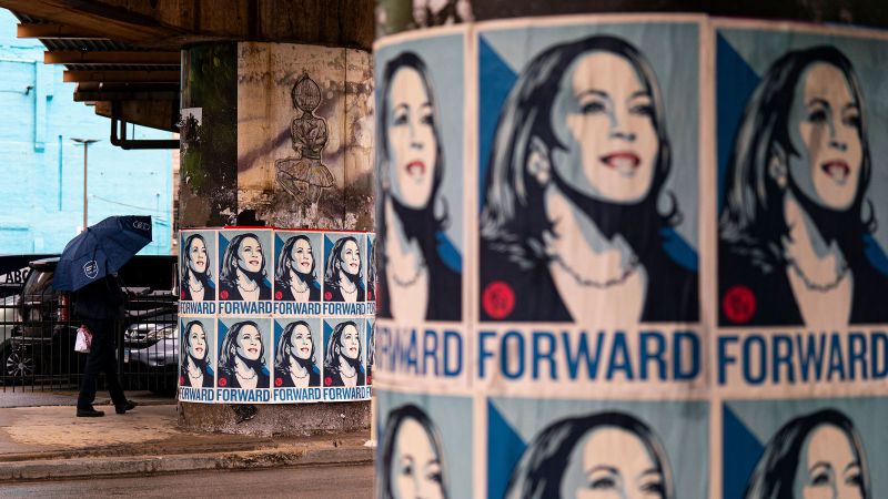 Obama ‘Hope’ poster artist creates ‘Forward’ Kamala Harris design |...